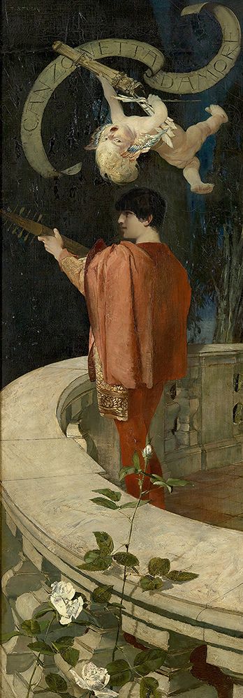 Love song 1888 art print by Franz von Stuck for $57.95 CAD