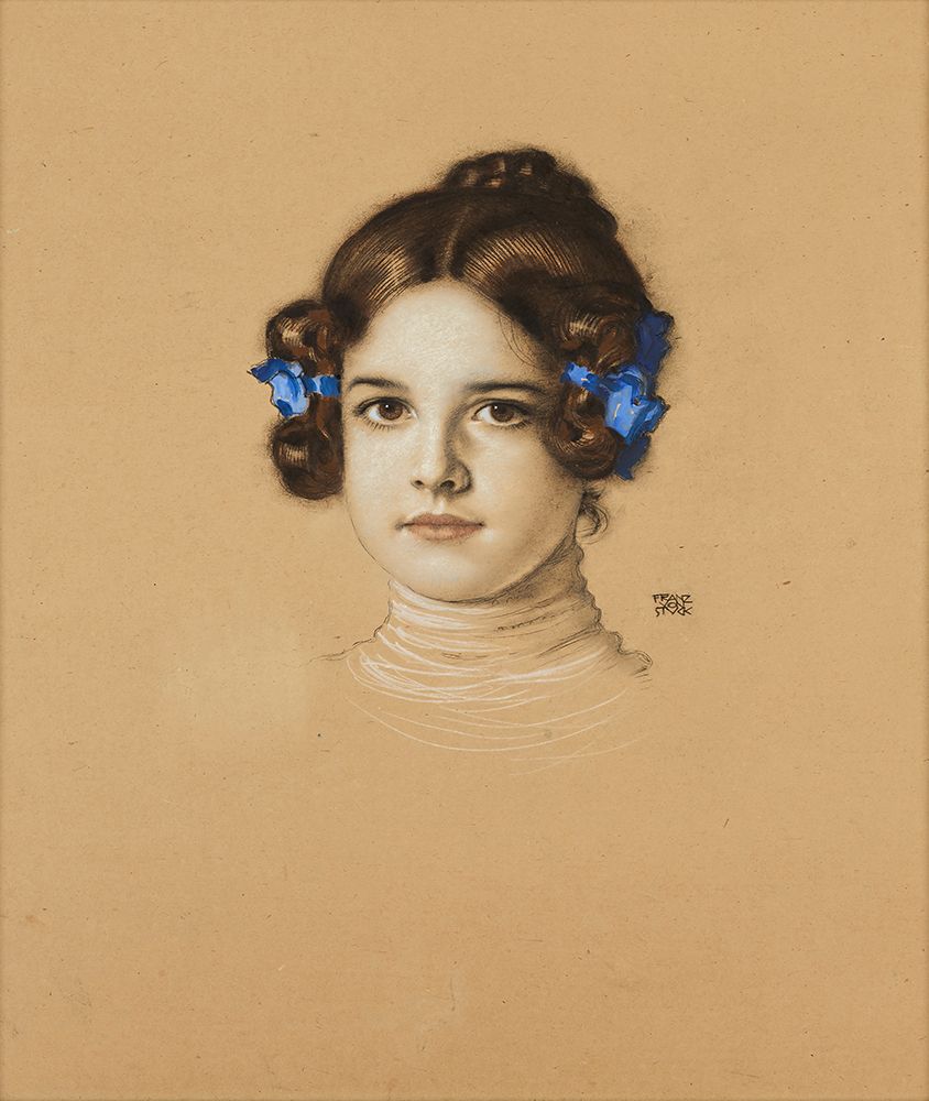 Mary Stuck, the artists daughter art print by Franz von Stuck for $57.95 CAD