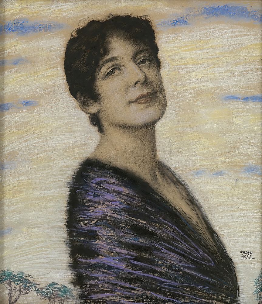 Mary von Stuck circa 1915 art print by Franz von Stuck for $57.95 CAD
