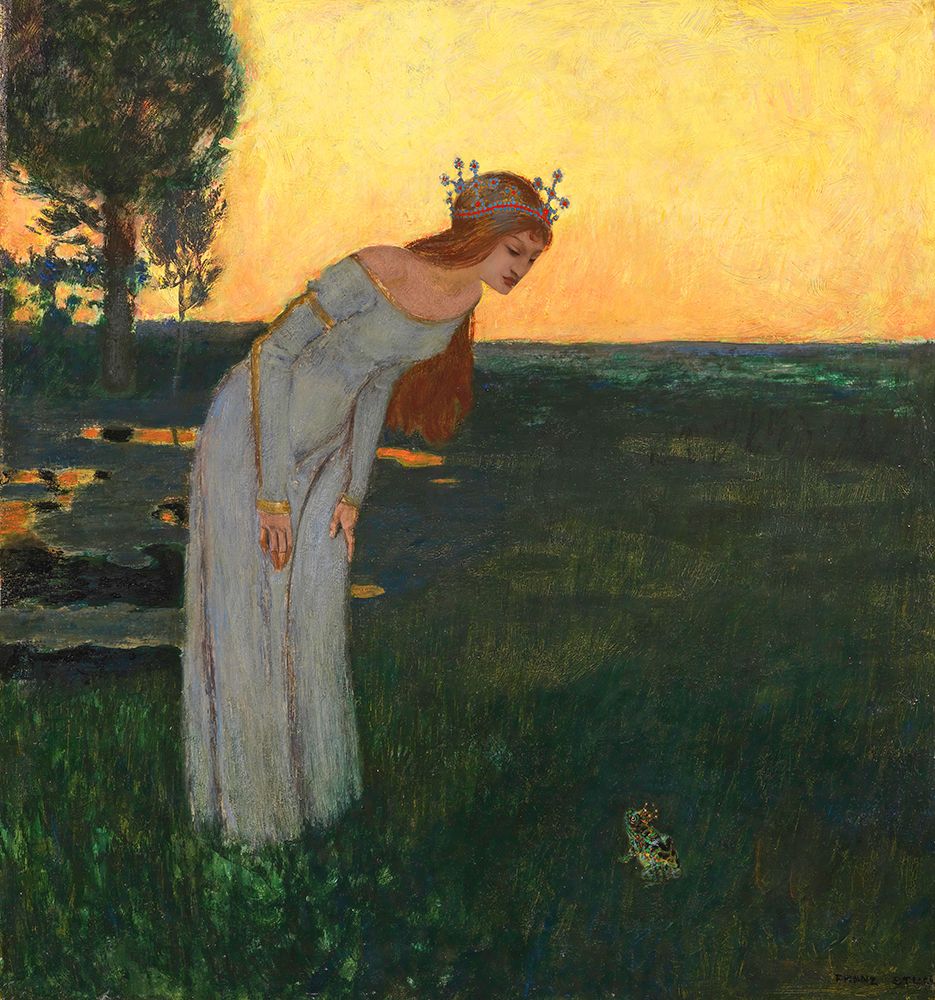 Once upon a time 1891 art print by Franz von Stuck for $57.95 CAD