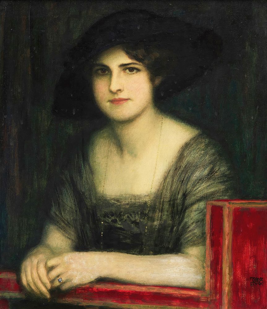 Portrait of daughter Mary 1916 art print by Franz von Stuck for $57.95 CAD