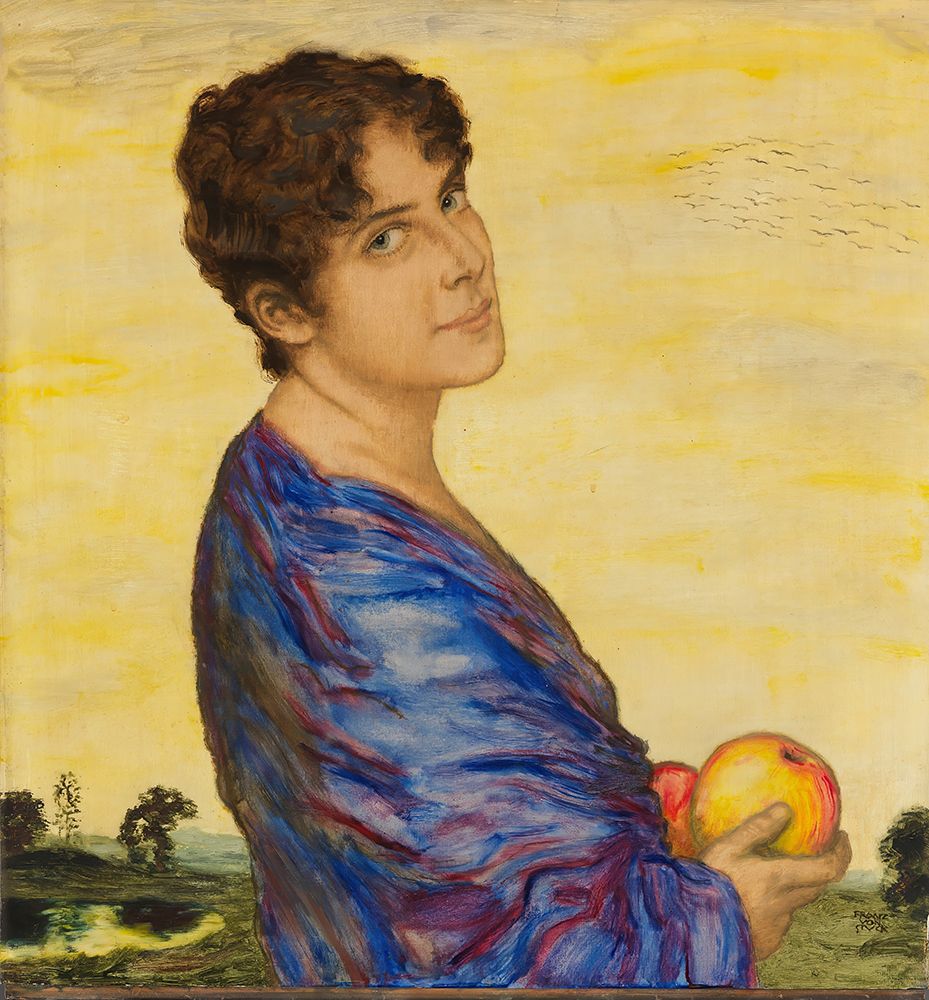 Portrait of Frau von Stuck 1914 art print by Franz von Stuck for $57.95 CAD