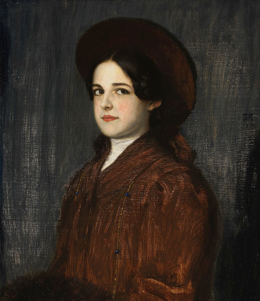 Portrait of Mary Stuck 1910 art print by Franz von Stuck for $57.95 CAD