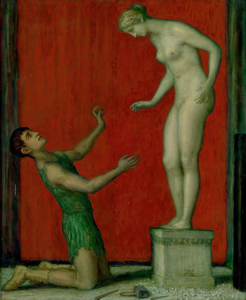 Pygmalion 1926 art print by Franz von Stuck for $57.95 CAD
