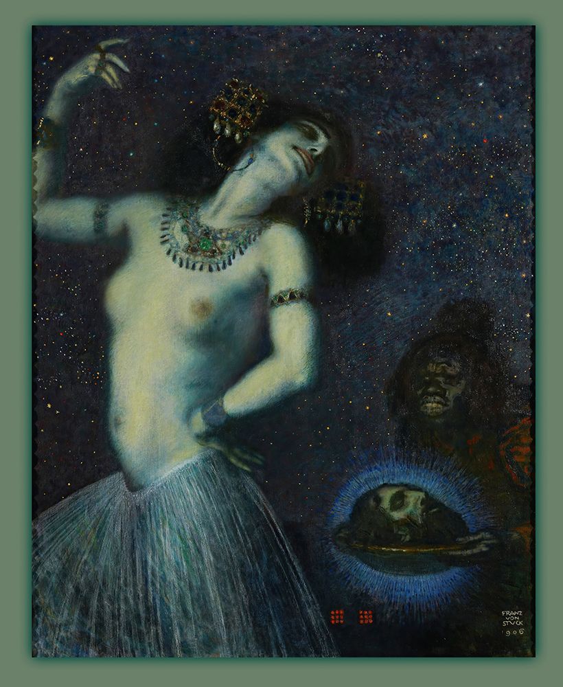 Salome 1906 art print by Franz von Stuck for $57.95 CAD