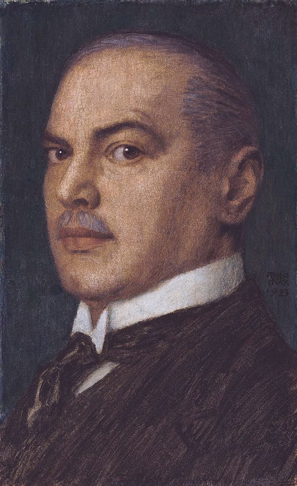 Self portrait 1923 art print by Franz von Stuck for $57.95 CAD
