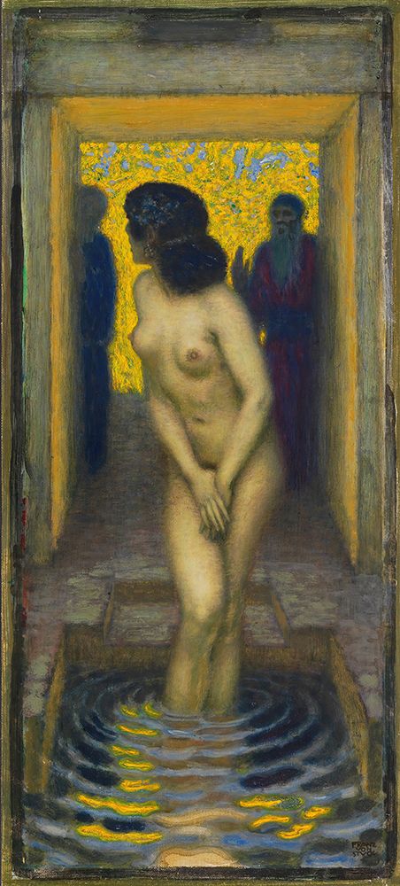 Susanna in the bath 1913 art print by Franz von Stuck for $57.95 CAD