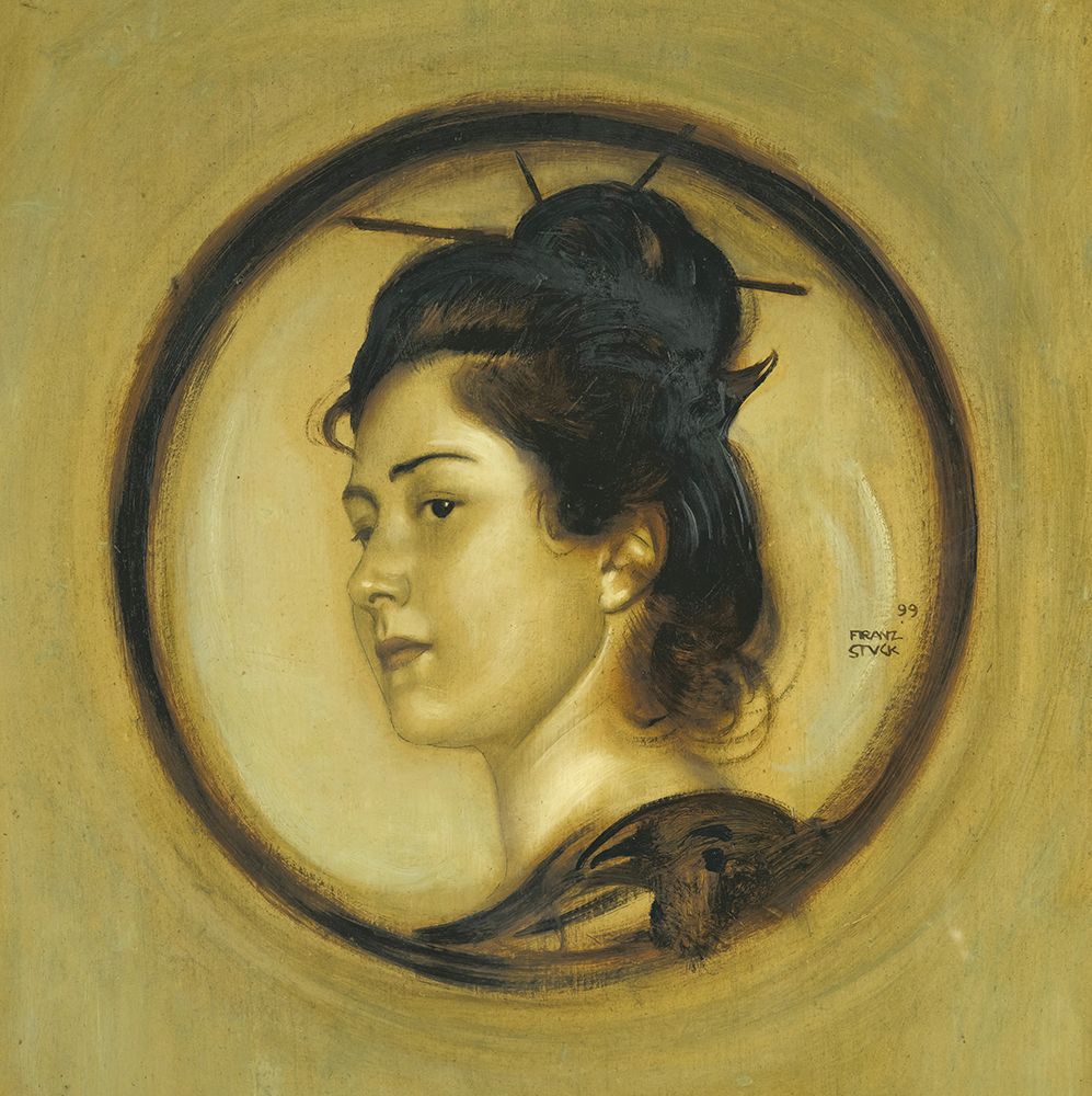The Artists Daughter Marie Japanese Style art print by Franz von Stuck for $57.95 CAD