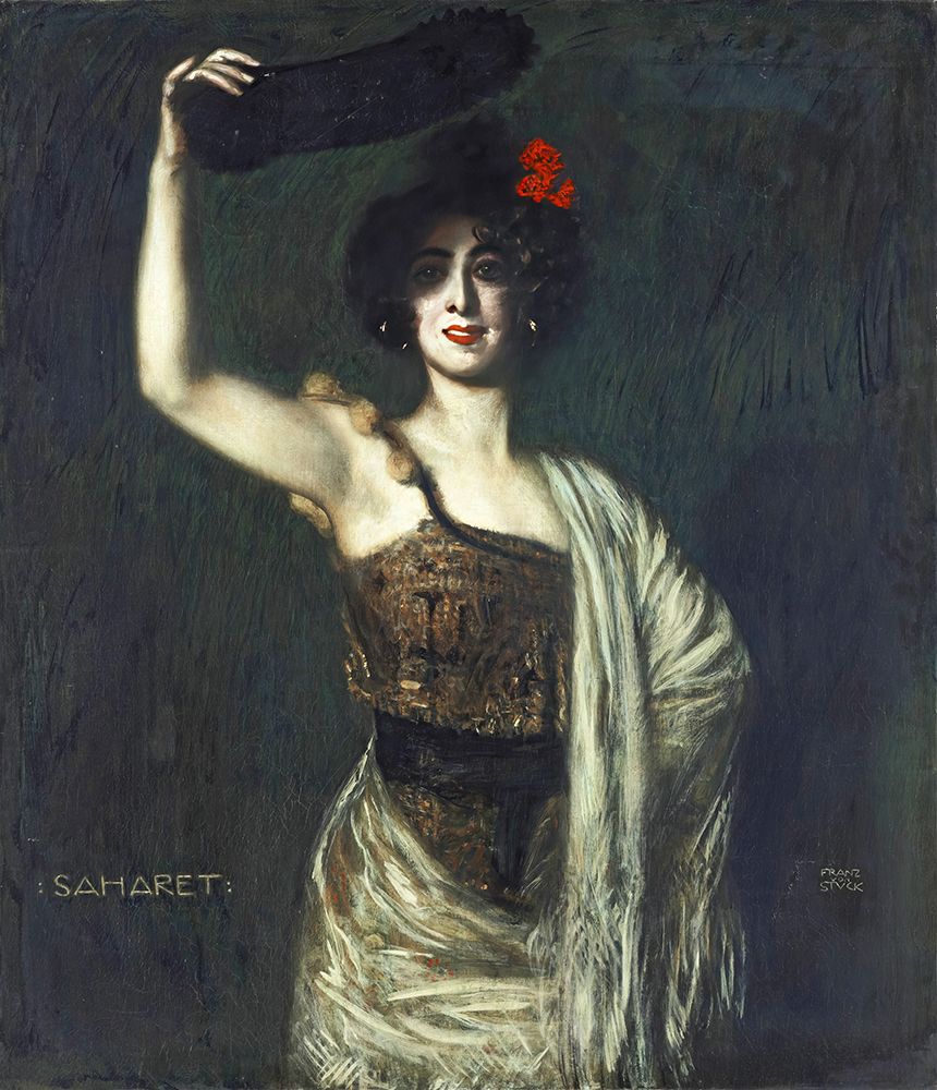 The Dancer Saharet 1906 art print by Franz von Stuck for $57.95 CAD