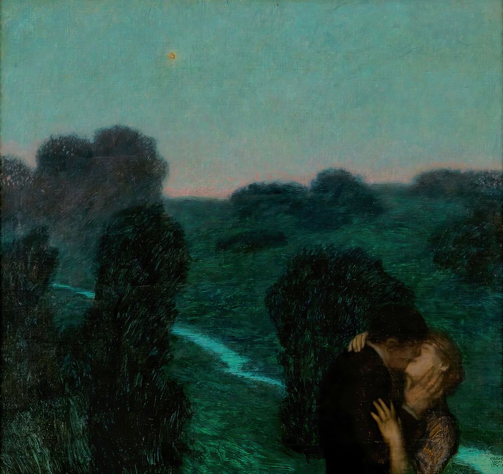 The Evening Star 1912 art print by Franz von Stuck for $57.95 CAD