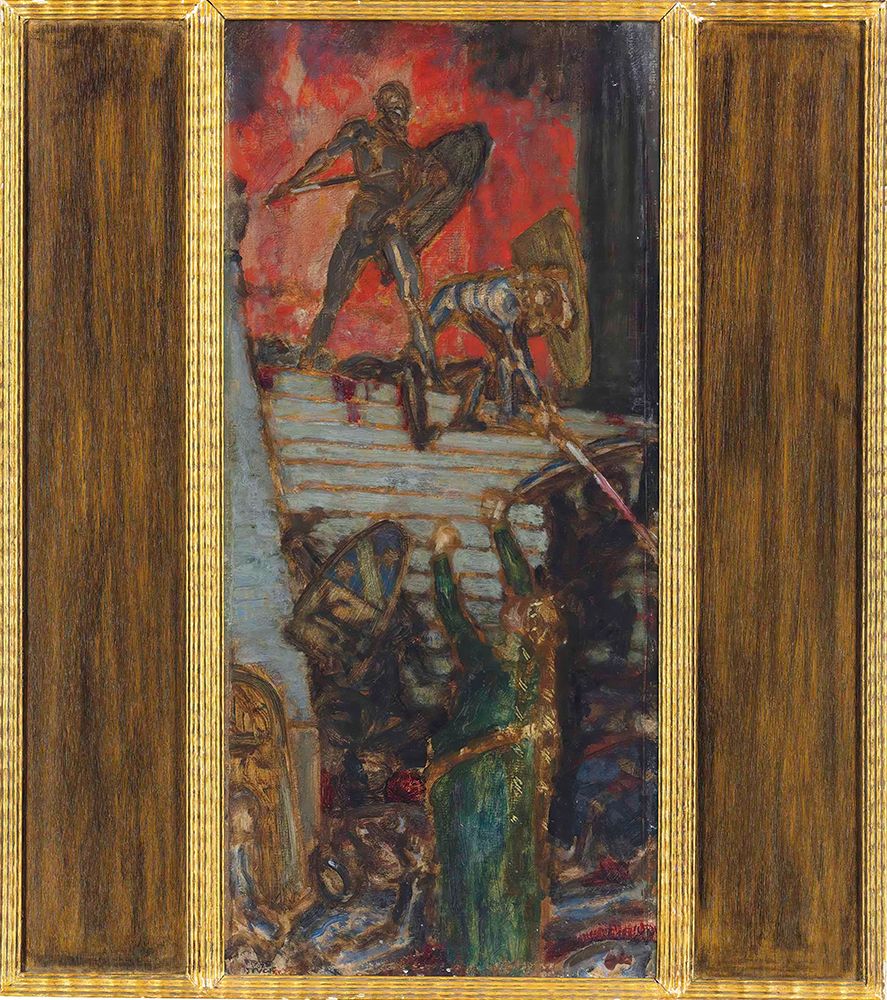 The Nibelungen 1920 art print by Franz von Stuck for $57.95 CAD