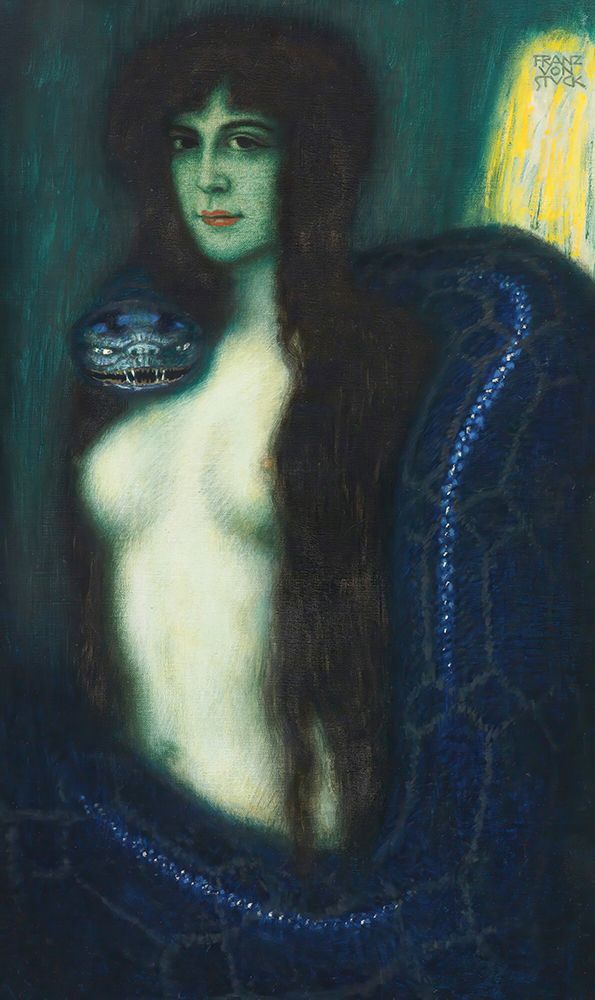 The Sin art print by Franz von Stuck for $57.95 CAD