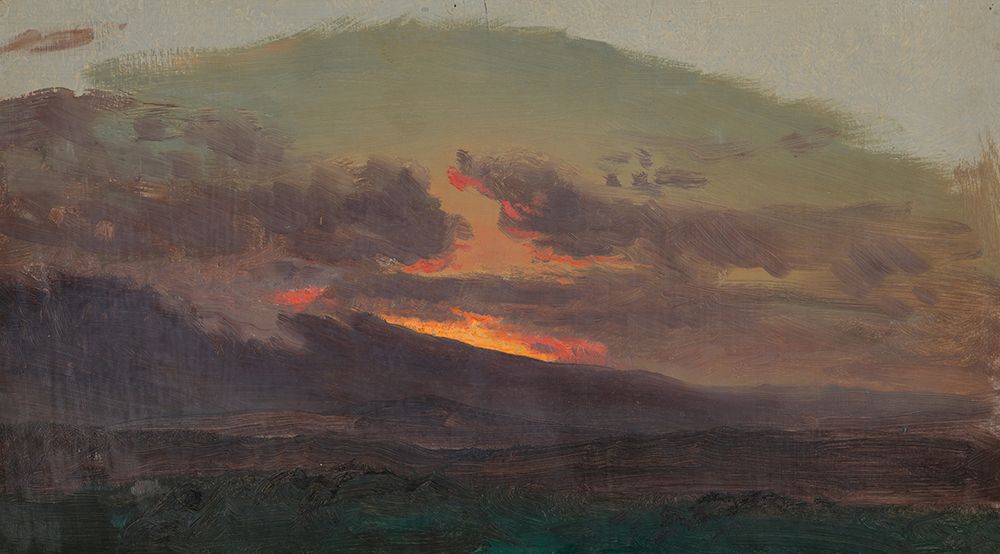Sunset across the Catskills 1870 art print by Frederic Edwin Church for $57.95 CAD