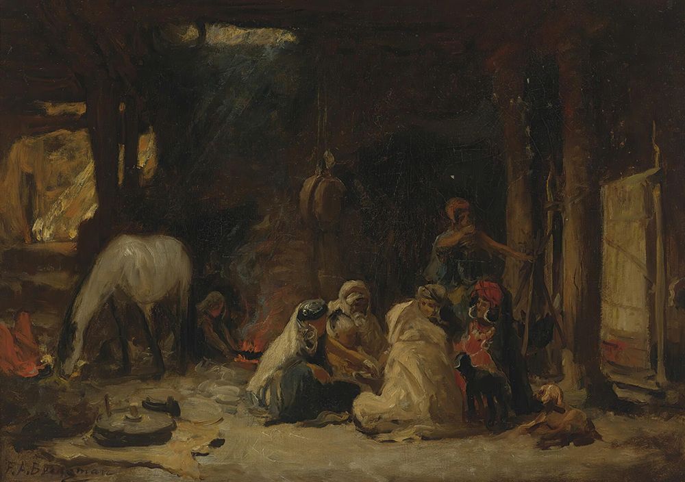 At rest, Algeria art print by Frederick Arthur Bridgman for $57.95 CAD