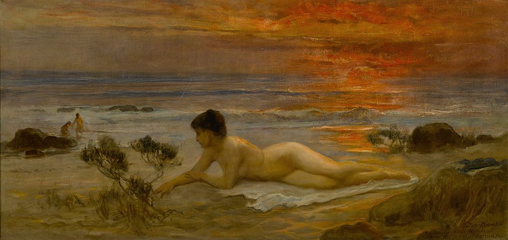 Sunset art print by Frederick Arthur Bridgman for $57.95 CAD