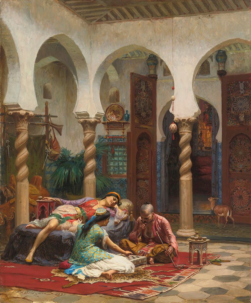 Idle Moments 1875 art print by Frederick Arthur Bridgman for $57.95 CAD