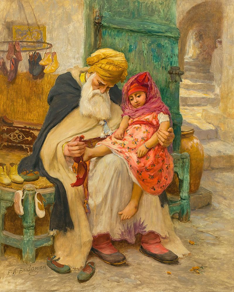 Slippers art print by Frederick Arthur Bridgman for $57.95 CAD