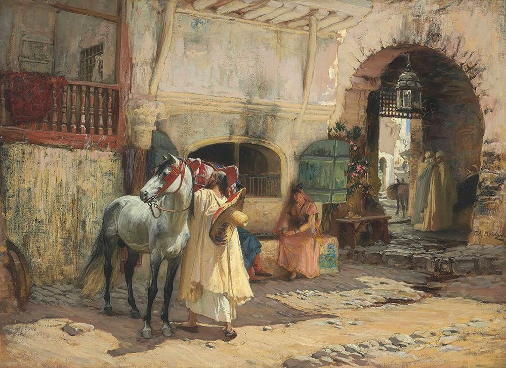 Off for a Ride, Constantine, Algeria art print by Frederick Arthur Bridgman for $57.95 CAD
