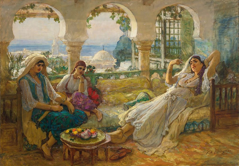 On The Terrace art print by Frederick Arthur Bridgman for $57.95 CAD