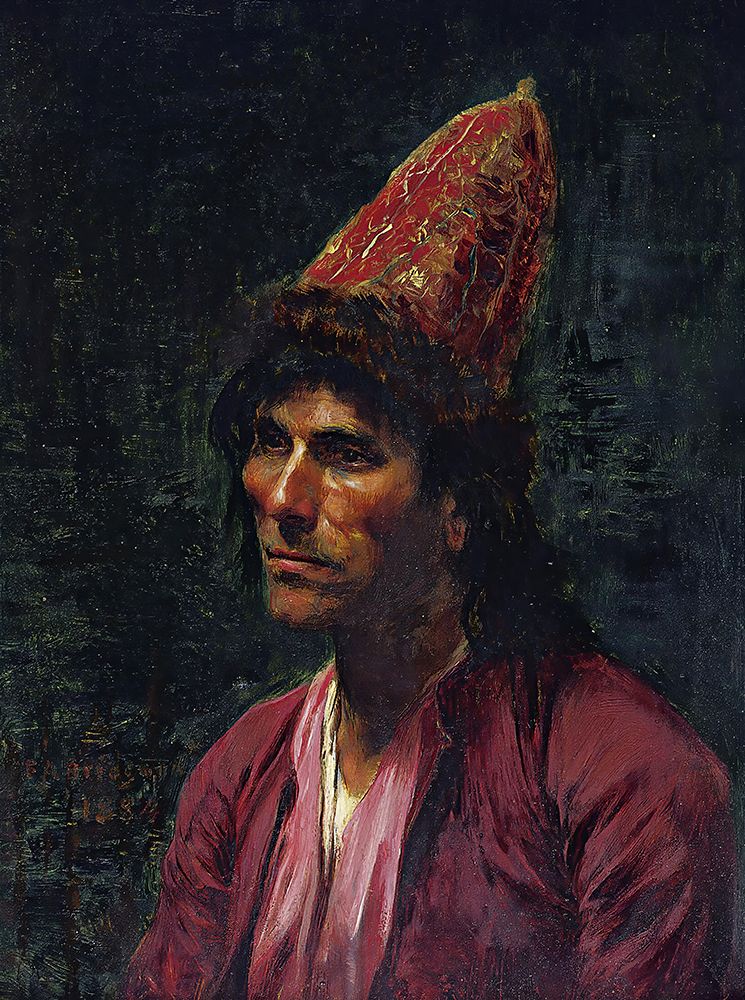 Portrait Of A Man 1884 art print by Frederick Arthur Bridgman for $57.95 CAD