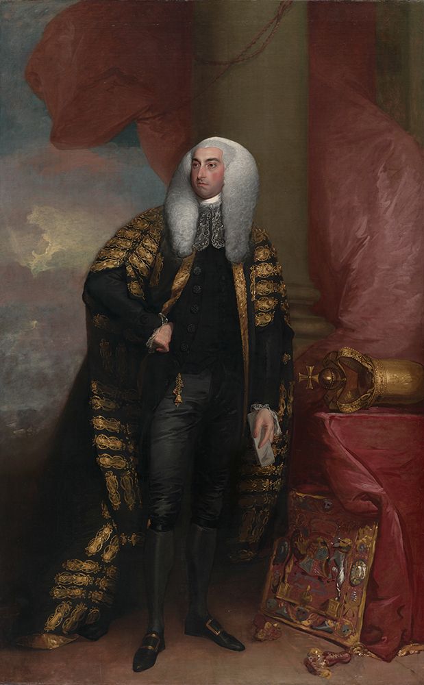 Baron FitzGibbon 1789 art print by Gilbert Stuart for $57.95 CAD