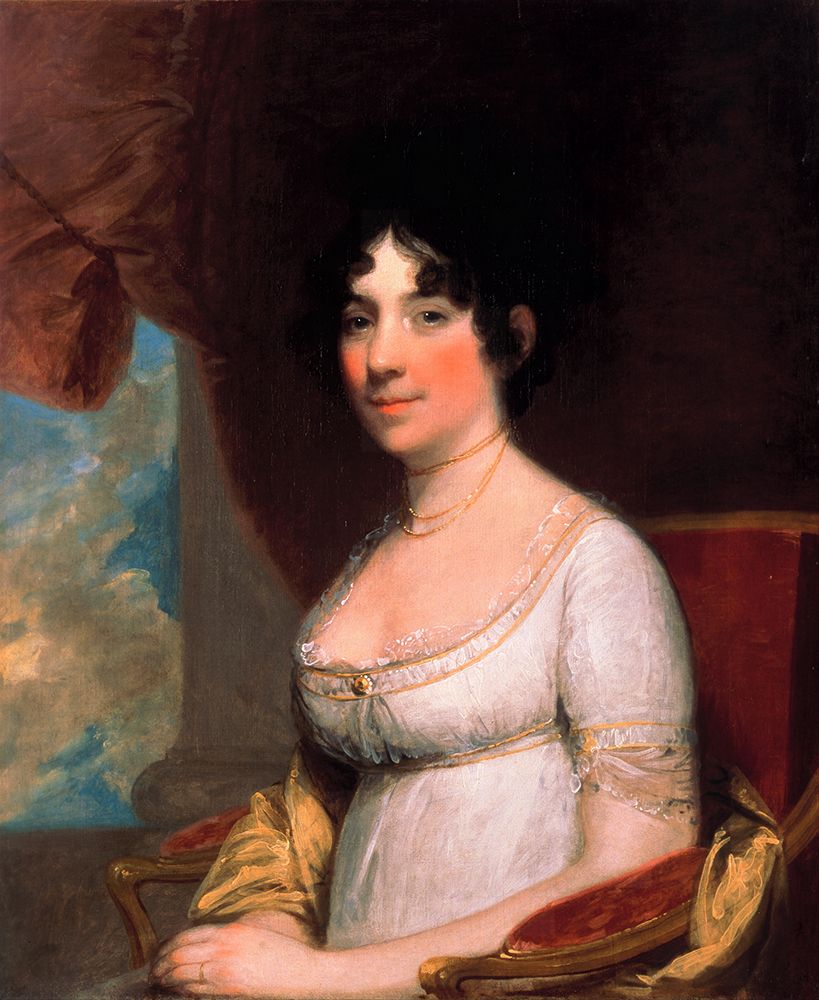 Dolley Payne Madison, Mrs. James Madison art print by Gilbert Stuart for $57.95 CAD