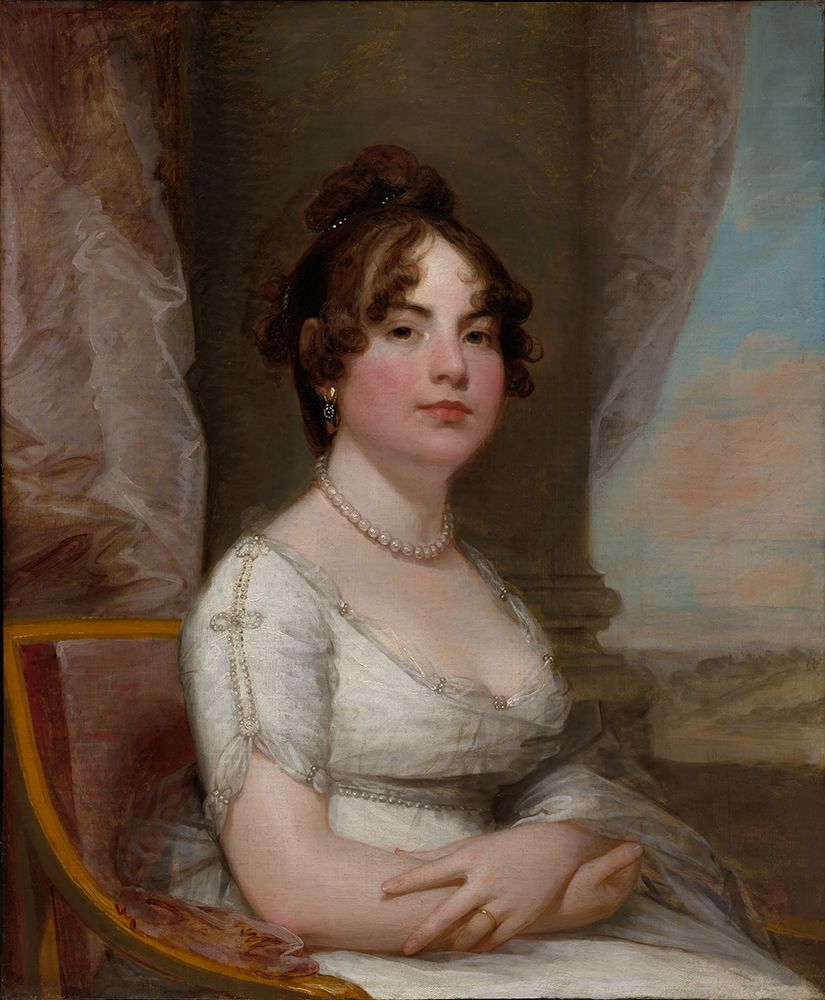 Elizabeth Beltzhoover Mason circa 1803 art print by Gilbert Stuart for $57.95 CAD