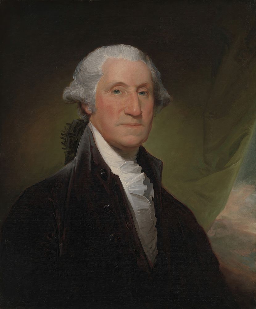 George Washington 1795 art print by Gilbert Stuart for $57.95 CAD