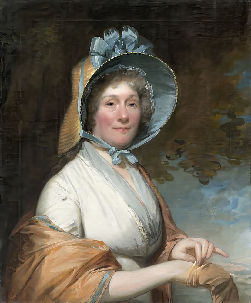 Henrietta Marchant Liston, Mrs. Robert Liston 1800 art print by Gilbert Stuart for $57.95 CAD