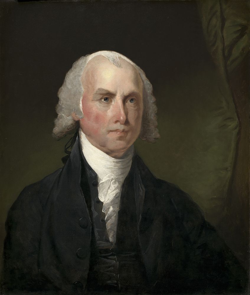 James Madison circa 1821 art print by Gilbert Stuart for $57.95 CAD