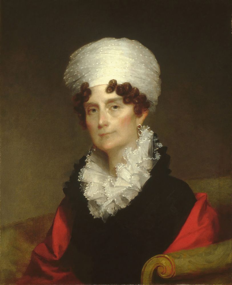 Mrs. Andrew Sigourney circa 1820 art print by Gilbert Stuart for $57.95 CAD