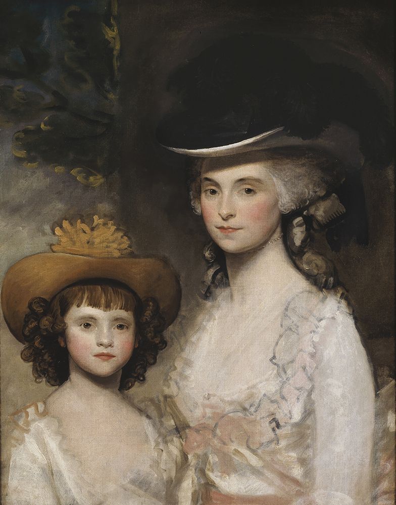 Mrs. Blades and her Daughter art print by Gilbert Stuart for $57.95 CAD