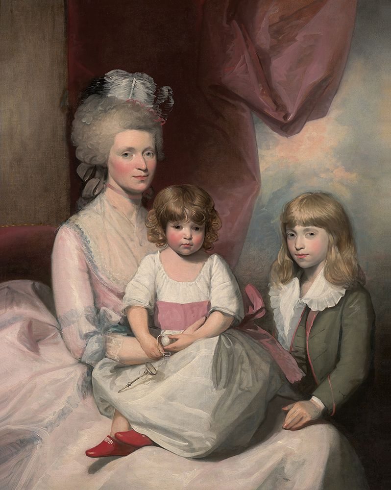 Portrait of A Family circa 1783 art print by Gilbert Stuart for $57.95 CAD