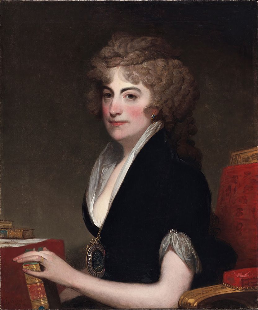 Portrait of Anne Willing Bingham art print by Gilbert Stuart for $57.95 CAD