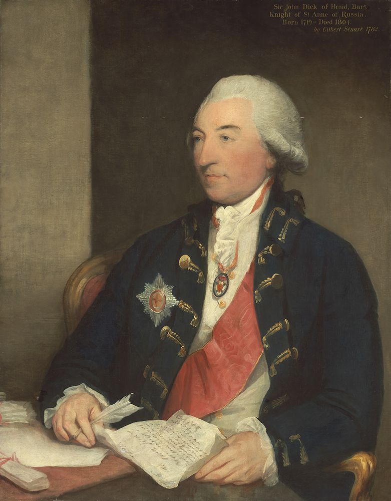 Sir John Dick 1783 art print by Gilbert Stuart for $57.95 CAD