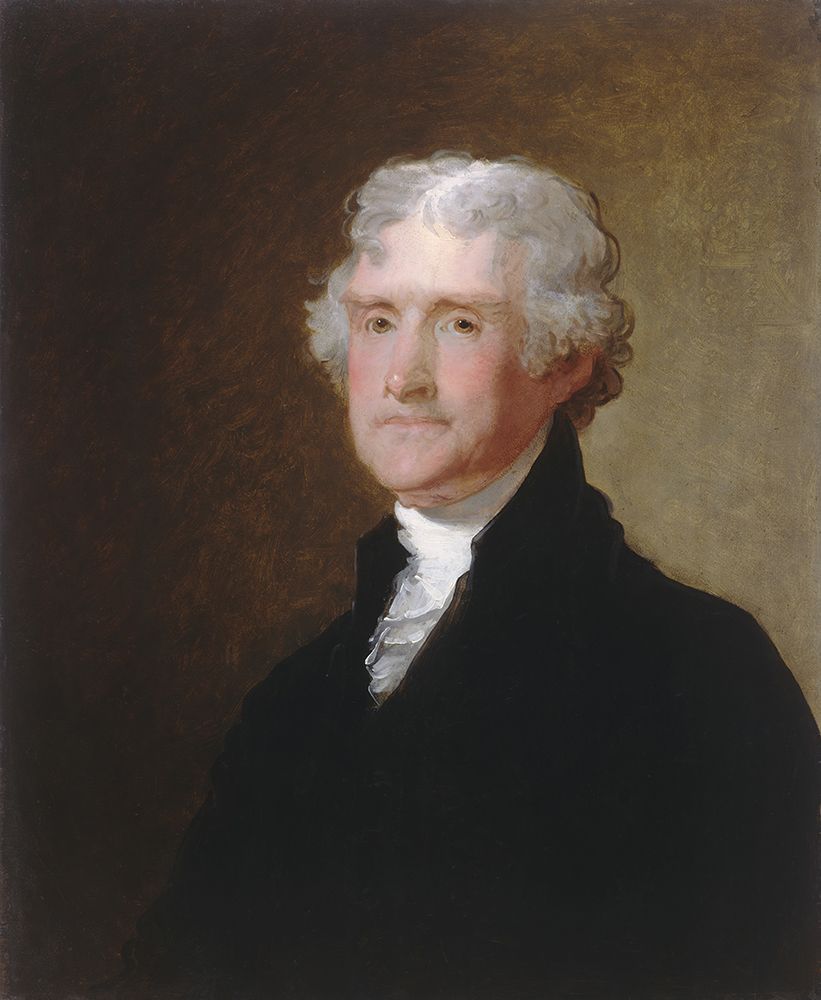 Thomas Jefferson circa 1821 art print by Gilbert Stuart for $57.95 CAD