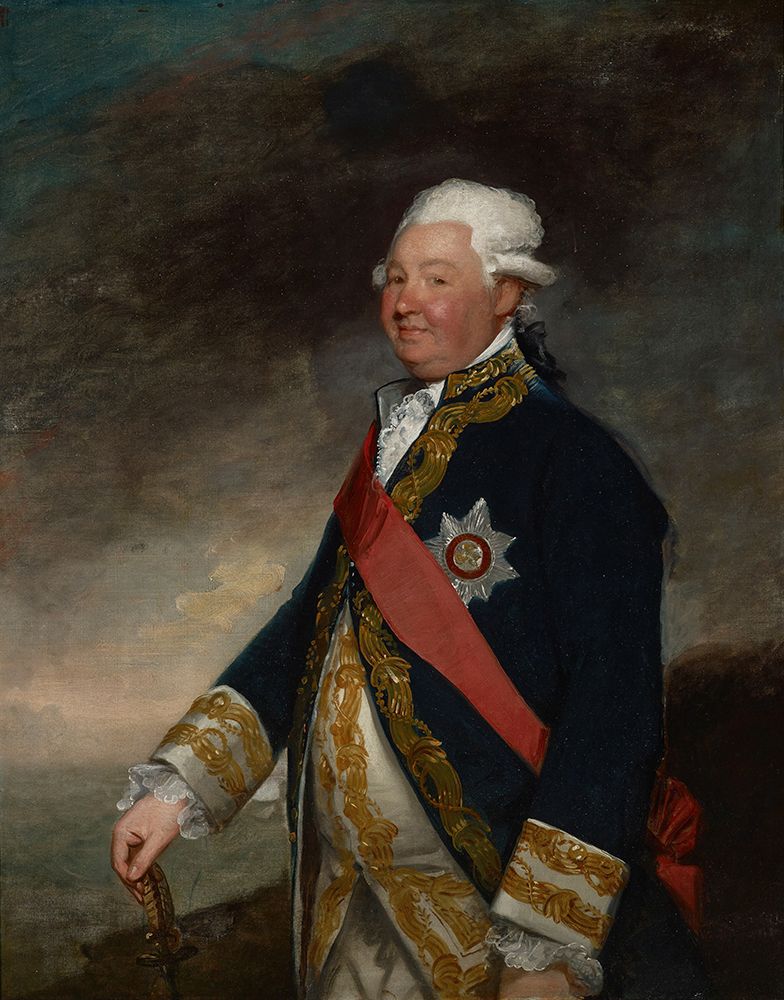 Vice Admiral Edward Hughes 1780s art print by Gilbert Stuart for $57.95 CAD