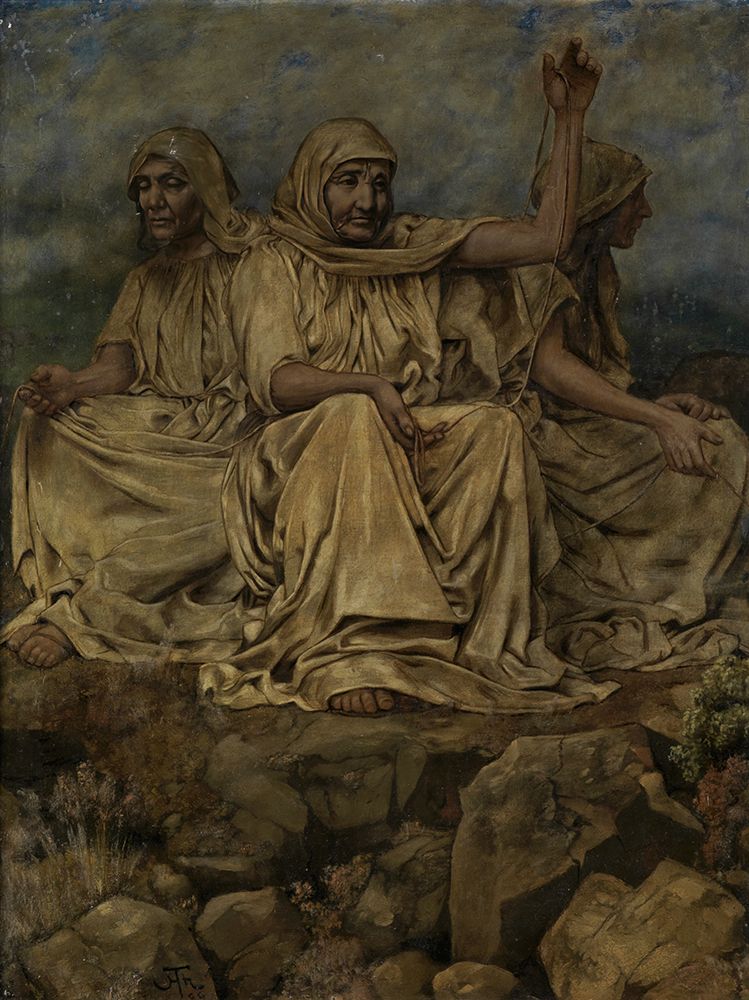 The Norns 1889 art print by Hans Thoma for $57.95 CAD