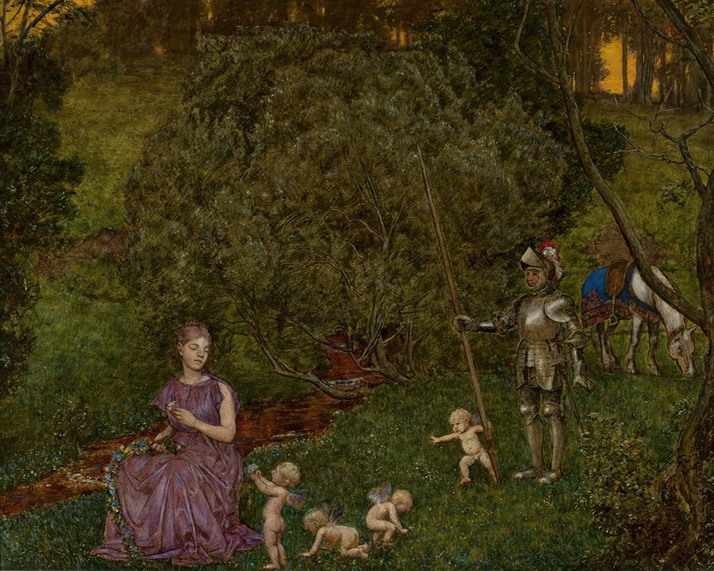 Fable Knight art print by Hans Thoma for $57.95 CAD
