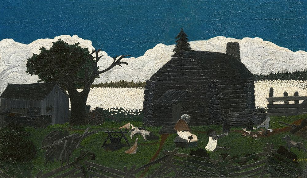 Cabin in the Cotton circa 1931 art print by Horace Pippin for $57.95 CAD