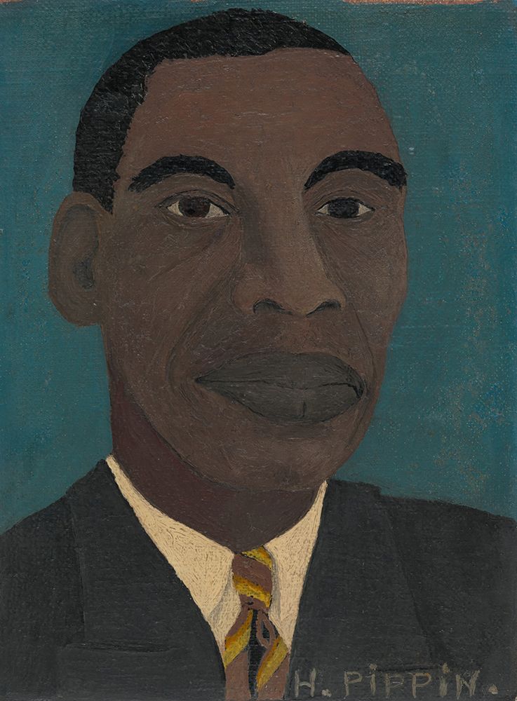 Self Portrait 1944 art print by Horace Pippin for $57.95 CAD