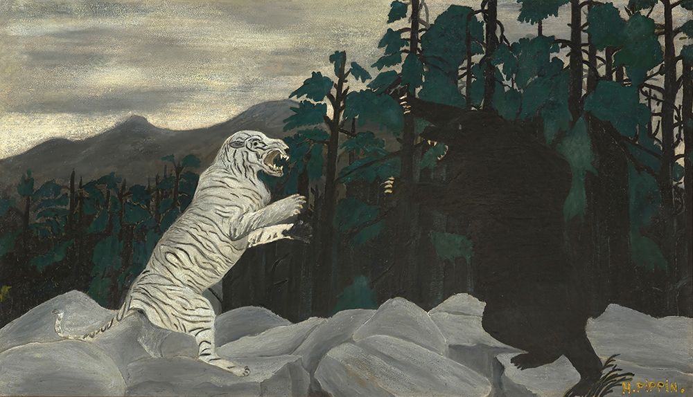 The Blue Tiger 1933 art print by Horace Pippin for $57.95 CAD