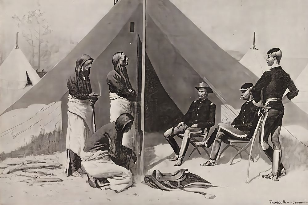 An appeal for justice 1892 art print by Frederic Remington for $57.95 CAD