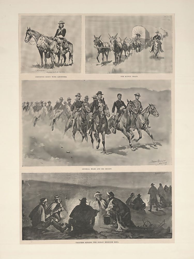 Chasing a major general 1890 art print by Frederic Remington for $57.95 CAD
