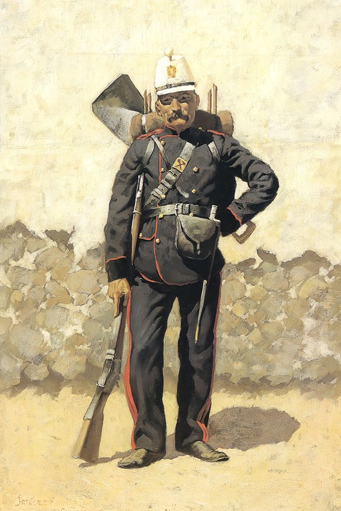 Full Dress Mexican Engineer c.1889 art print by Frederic Remington for $57.95 CAD