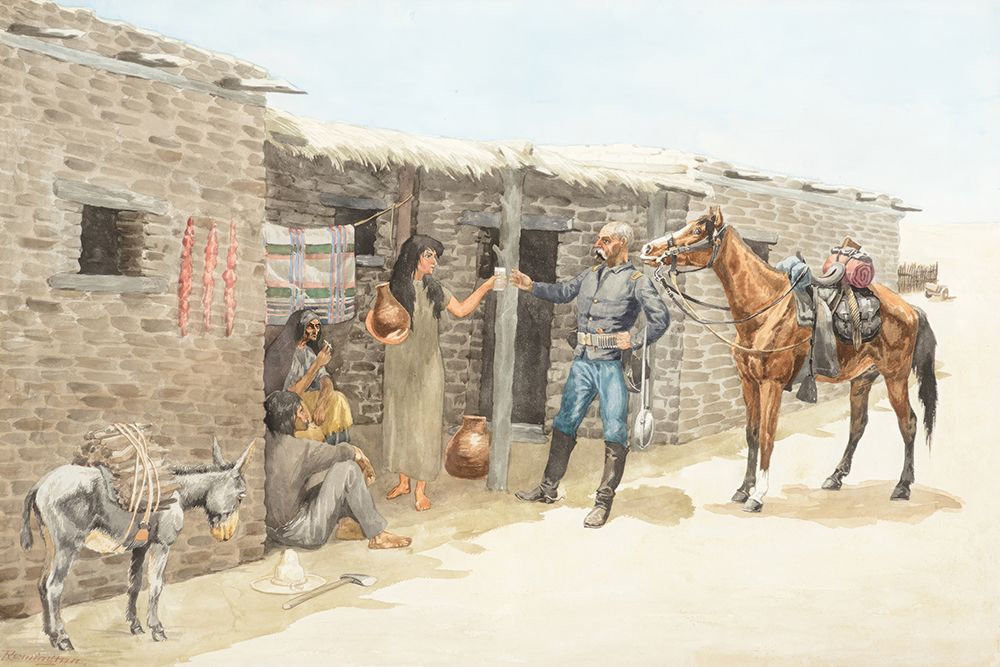 Gracias Senorita, May the Apaches Never Get You art print by Frederic Remington for $57.95 CAD