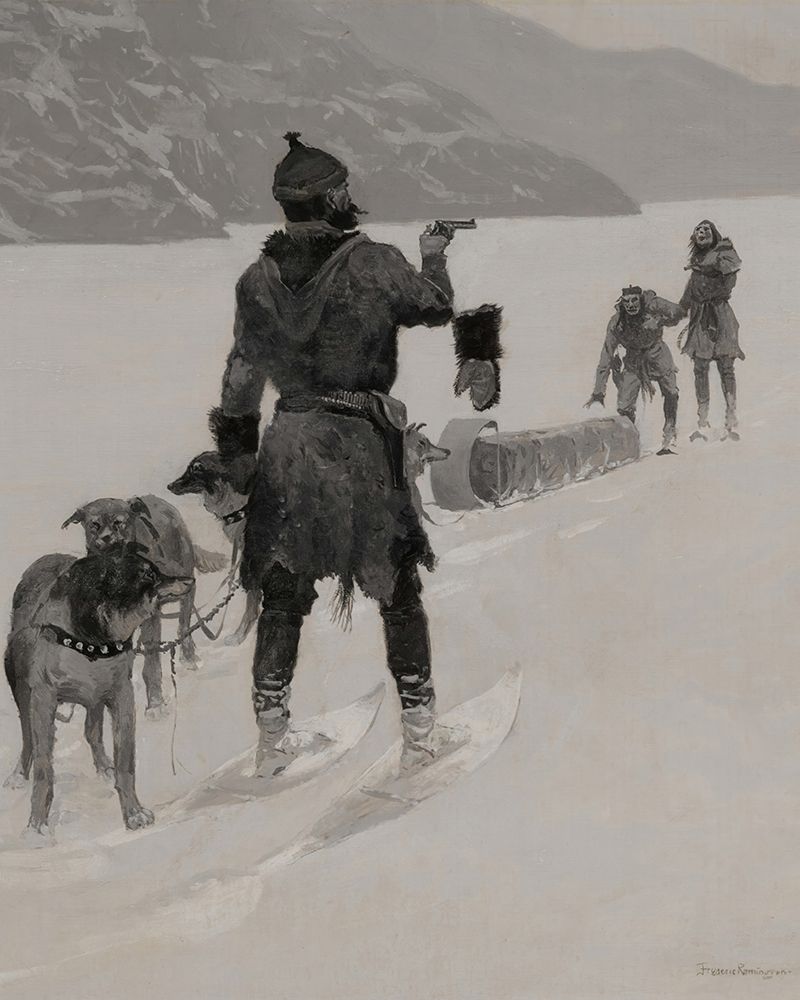 Hands Off art print by Frederic Remington for $57.95 CAD