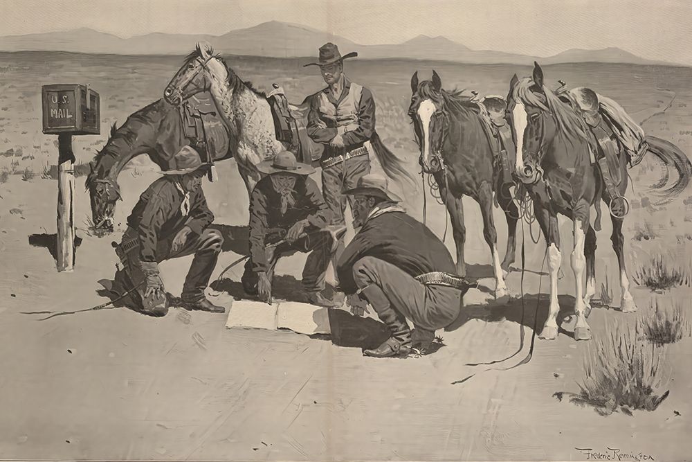 Latest News 1901 art print by Frederic Remington for $57.95 CAD