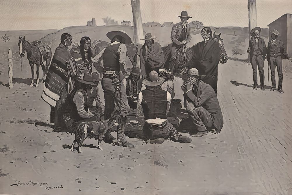 Mexican monte 1901 art print by Frederic Remington for $57.95 CAD