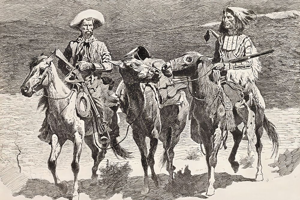 Questionable companionship 1890 art print by Frederic Remington for $57.95 CAD